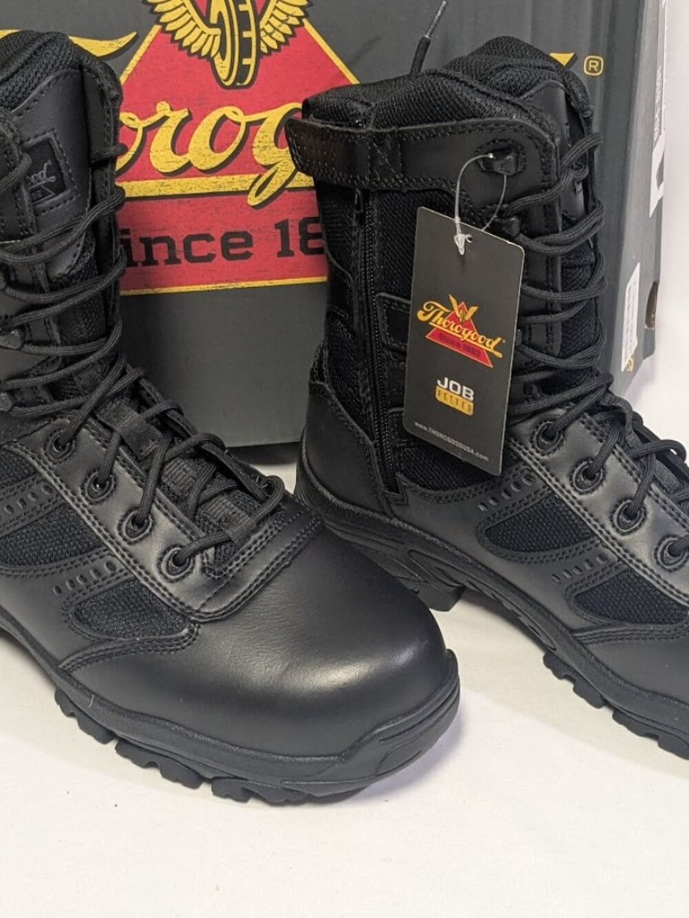 Thorogood Mens 8.5W 804‑6191 Waterproof Composite Toe Tactical Side Zip Boots - Picture 6 of 9